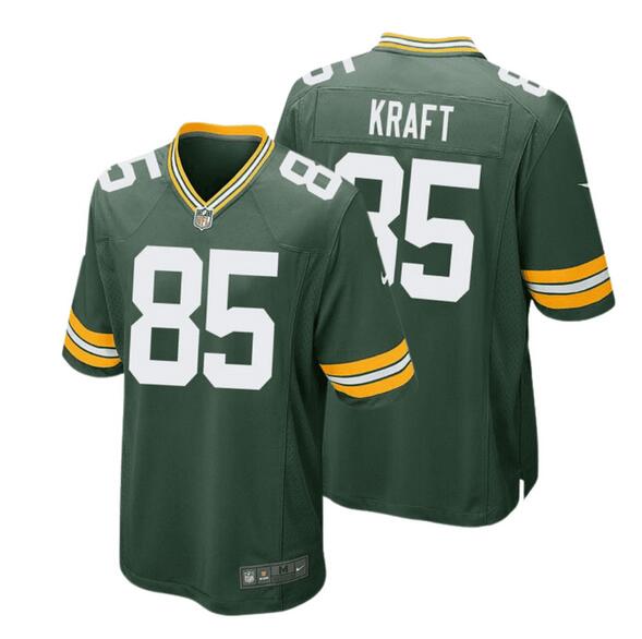 Tucker Kraft Green Bay Packers green Game jersey