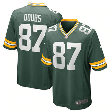 Romeo Doubs Green Bay Packers green Game jersey