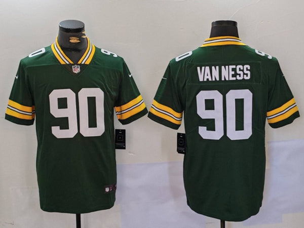 Lukas Van Ness Green Bay Packers green jersey