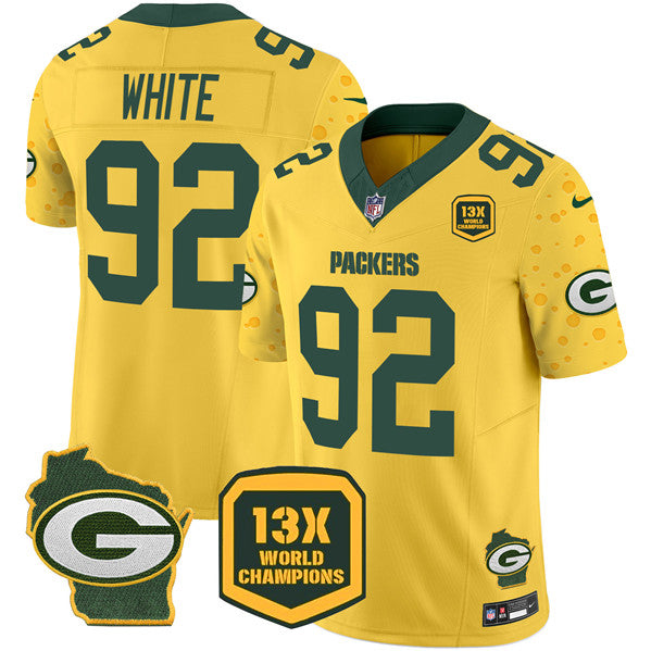 Reggie White Green Bay Packers green FUSE jersey