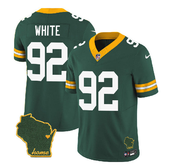 Reggie White Green Bay Packers green FUSE jersey