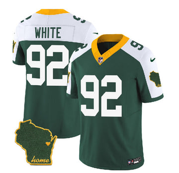 Reggie White Green Bay Packers green FUSE jersey