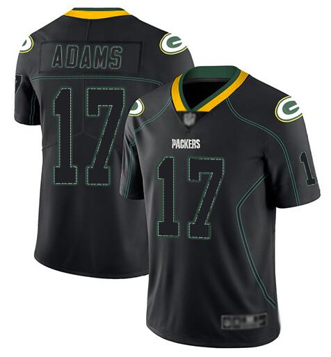 Custom Green Bay Packers green Color Rush jersey