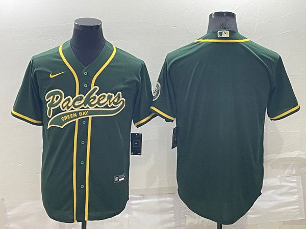 Custom Green Bay Packers green jersey
