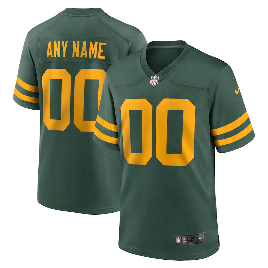 Custom Green Bay Packers green Legend jersey