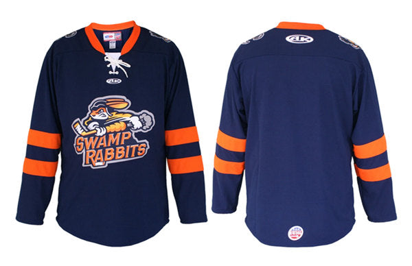 Greenville Swamp Rabbits navy jersey