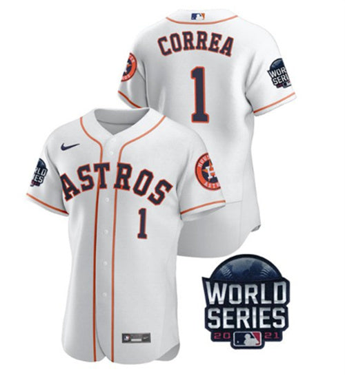 Carlos Correa Houston Astros grey jersey