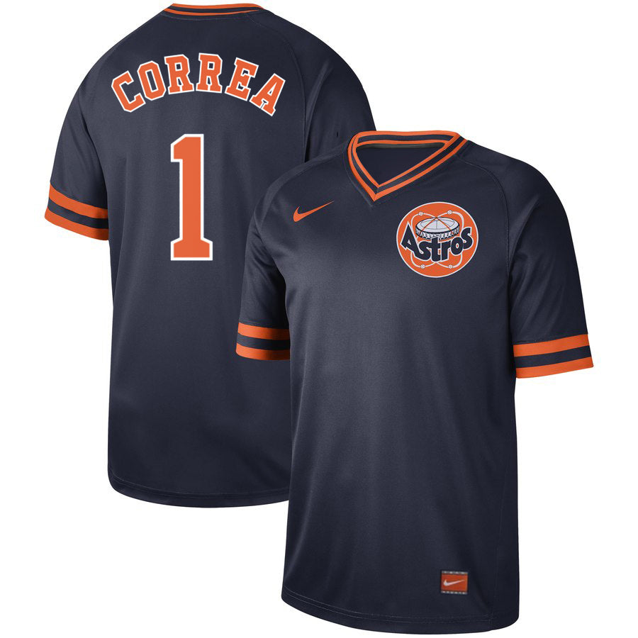 Carlos Correa Houston Astros navy Legend jersey