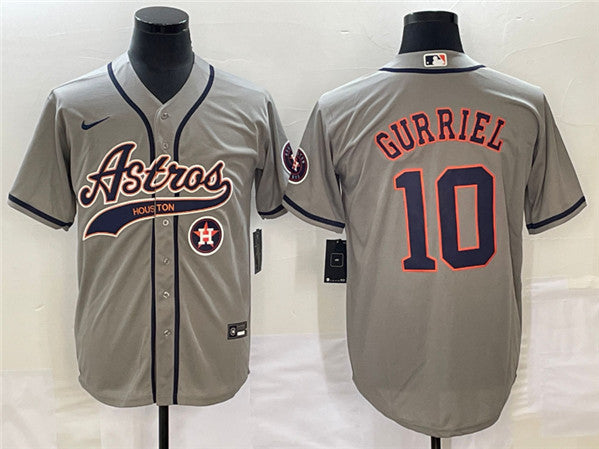 GrayYuli Gurriel Houston Astros gray jersey