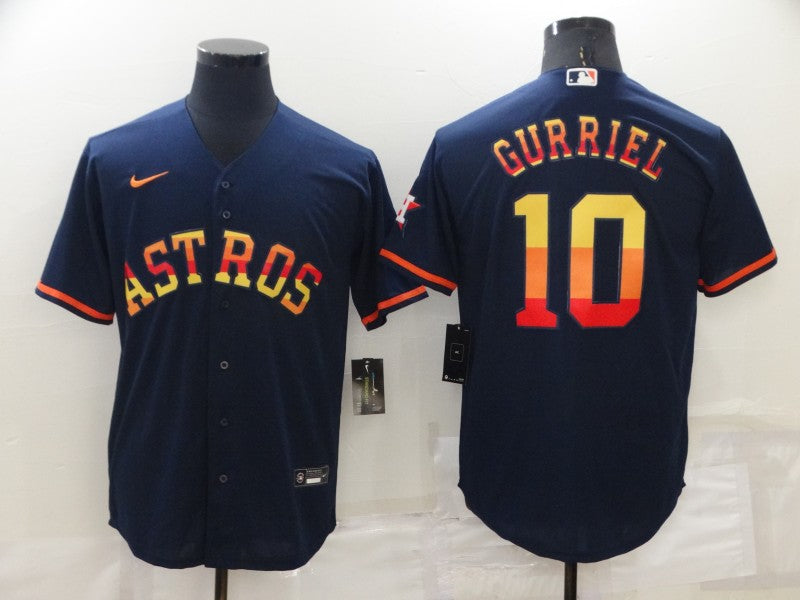 Yuli Gurriel Houston Astros navy jersey