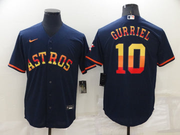 Yuli Gurriel Houston Astros navy jersey