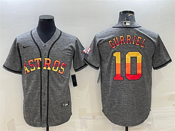 Yuli Gurriel Houston Astros gray jersey
