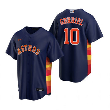 Yuli Gurriel Houston Astros navy jersey