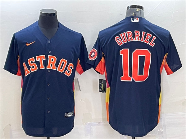 Yuli Gurriel Houston Astros navy jersey