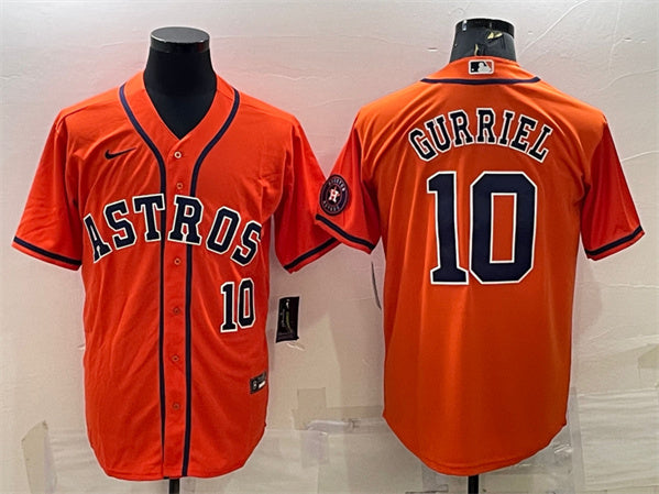 Yuli Gurriel Houston Astros orange jersey