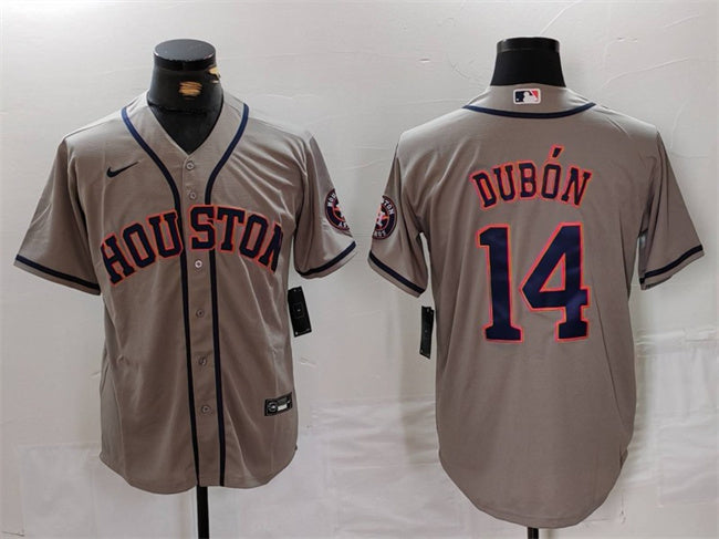 Mauricio Dubon Houston Astros gray jersey