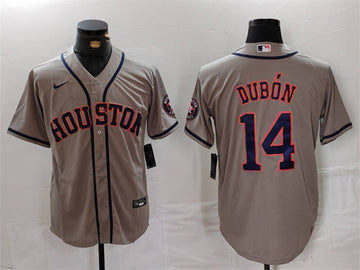 Mauricio Dubon Houston Astros gray jersey