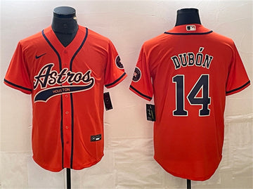 Mauricio Dubon Houston Astros orange jersey