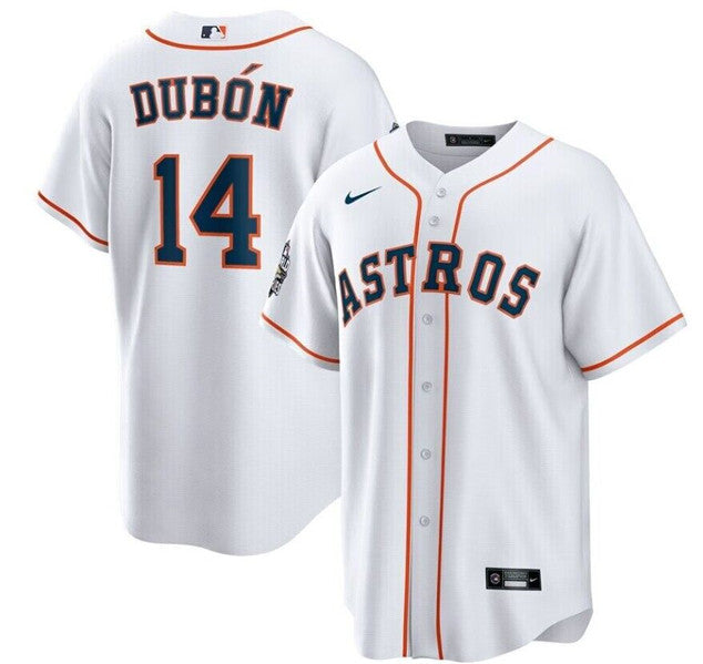 Mauricio Dubon Houston Astros white jersey