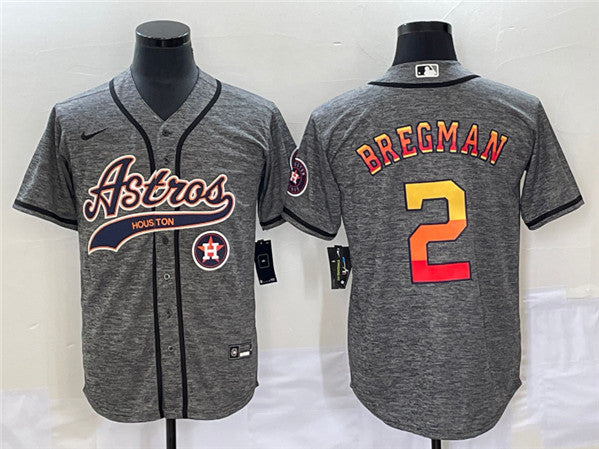 Alex Bregman Houston Astros gray jersey