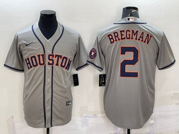 Alex Bregman Houston Astros gray jersey
