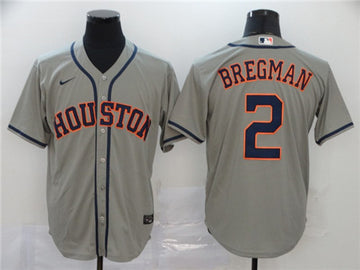 Alex Bregman Houston Astros grey jersey
