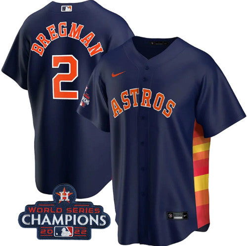 Alex Bregman Houston Astros navy Home jersey