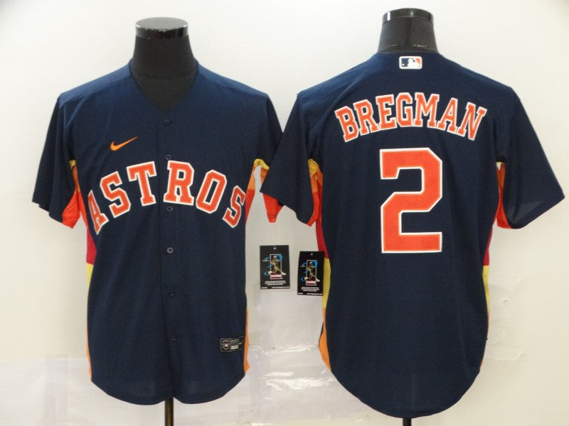 Alex Bregman Houston Astros navy jersey