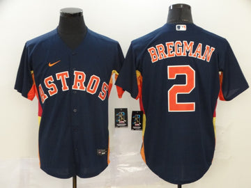 Alex Bregman Houston Astros navy jersey