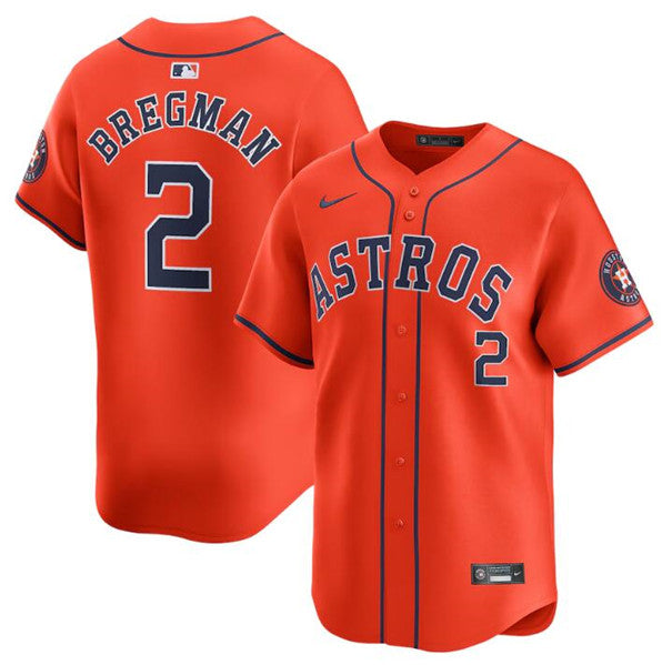 Alex Bregman Houston Astros orange Alternate jersey