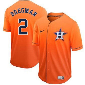 Alex Bregman Houston Astros orange Drift jersey