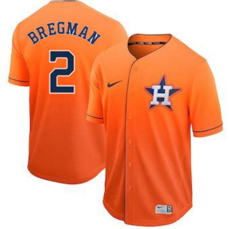 Alex Bregman Houston Astros orange jersey