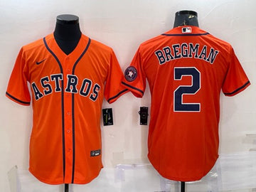 Alex Bregman Houston Astros orange jersey