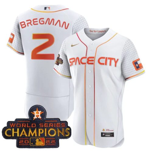 Alex Bregman Houston Astros white jersey