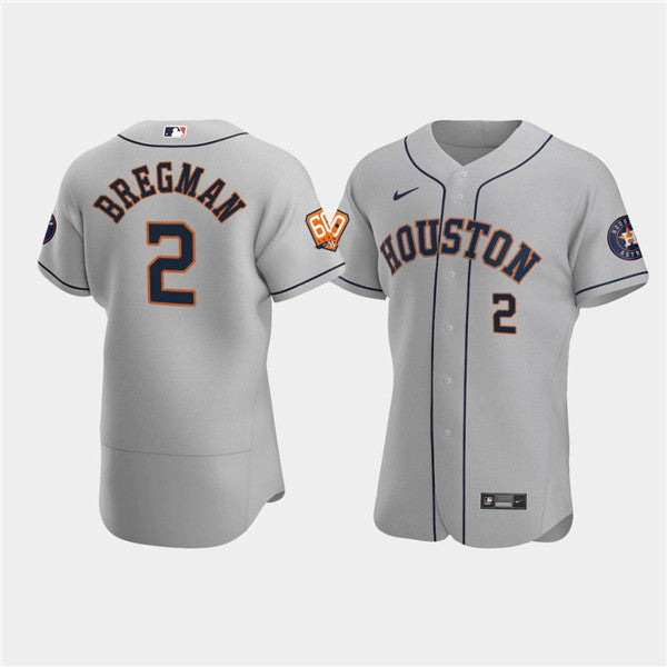 Jose Altuve Houston Astros gray jersey