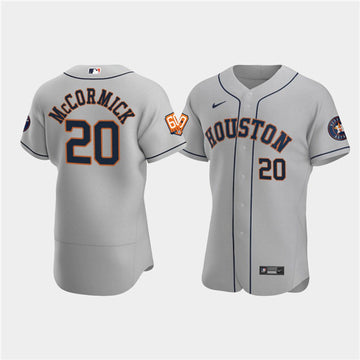 Chas McCormick Houston Astros gray jersey