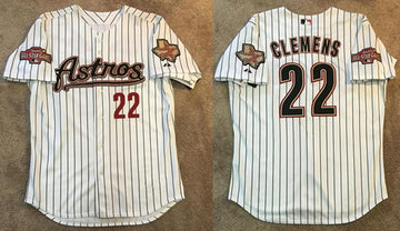 Roger Clemens Houston Astros white jersey