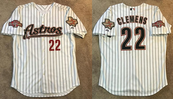 Roger Clemens Houston Astros white jersey