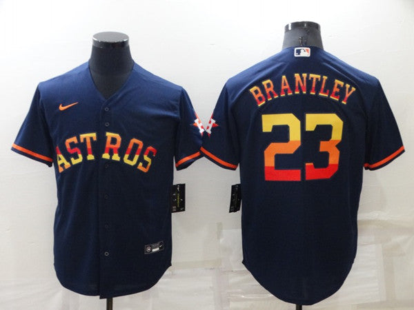 Michael Brantley Houston Astros navy jersey
