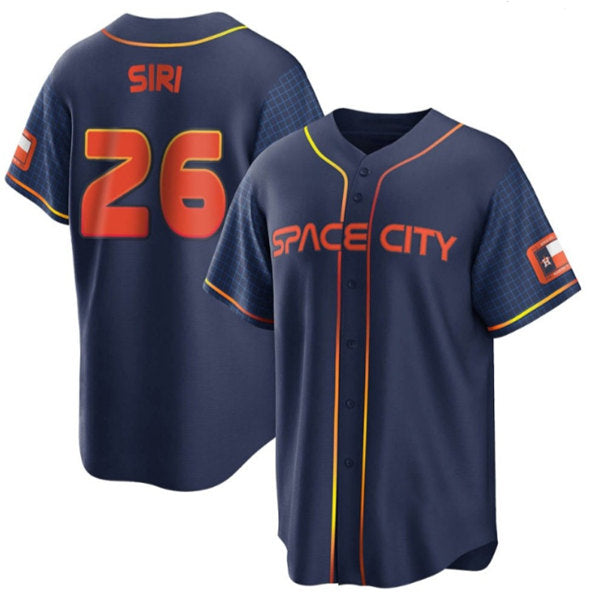 Jose Siri Houston Astros navy City Connect jersey