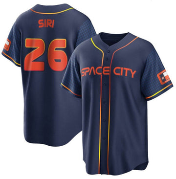 Jose Siri Houston Astros navy City Connect jersey