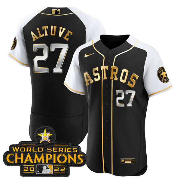 Jose Altuve Houston Astros black Alternate jersey