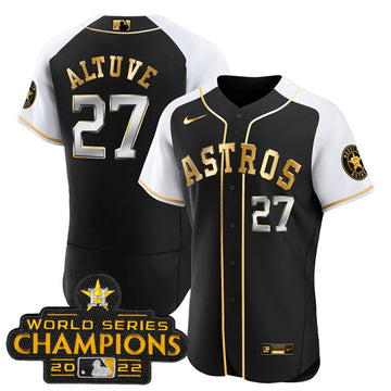 Jose Altuve Houston Astros black Alternate jersey