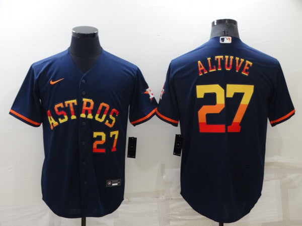 Jose Altuve Houston Astros navy jersey
