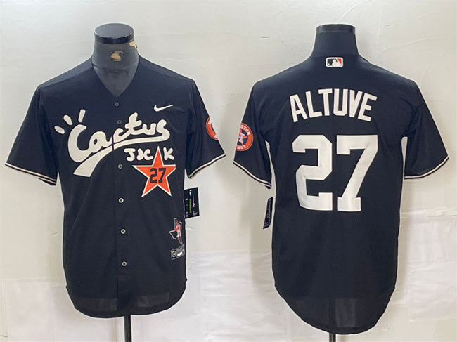 Jose Altuve Houston Astros black jersey