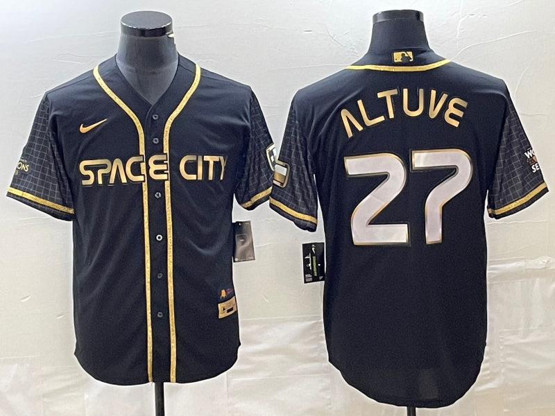 Jose Altuve Houston Astros black City Connect jersey