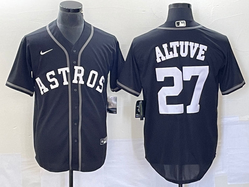 Jose Altuve Houston Astros black jersey