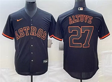 Jose Altuve Houston Astros black jersey