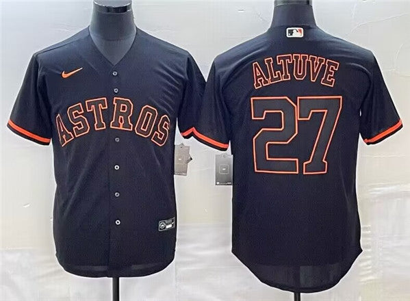 Jose Altuve Houston Astros black jersey