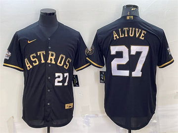 Jose Altuve Houston Astros black jersey